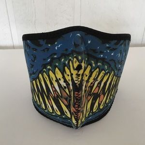 ZAN HEADGEAR HALF MASK WITH JAWS MOTORYCYLE HEADGEAR